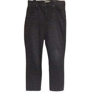 Madewell The Perfect Vintage Crop Jean 30 Black